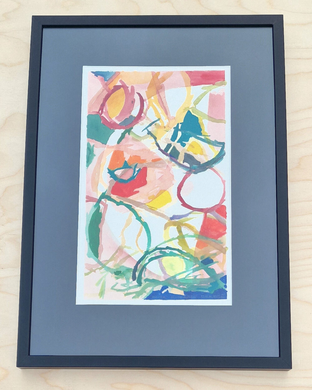 NOBEL_ORI_no13_ram Original Nobelpris skiss till diplom Anja Richardt Krabbe