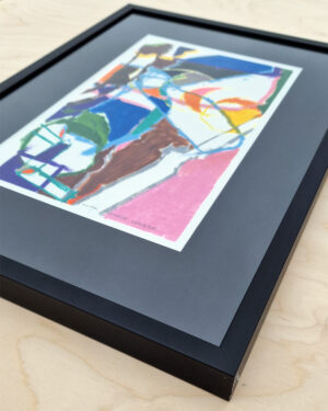 original Nobelpris skiss till diplom Anja Richardt Krabbe