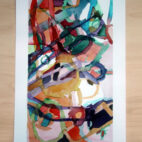 Original Nobelpris skiss till diplom Anja Richardt Krabbe