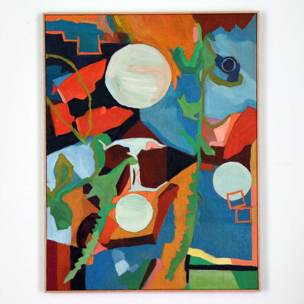 Havets Himmel. Olja på duk av Anja Richardt Krabbe 2025