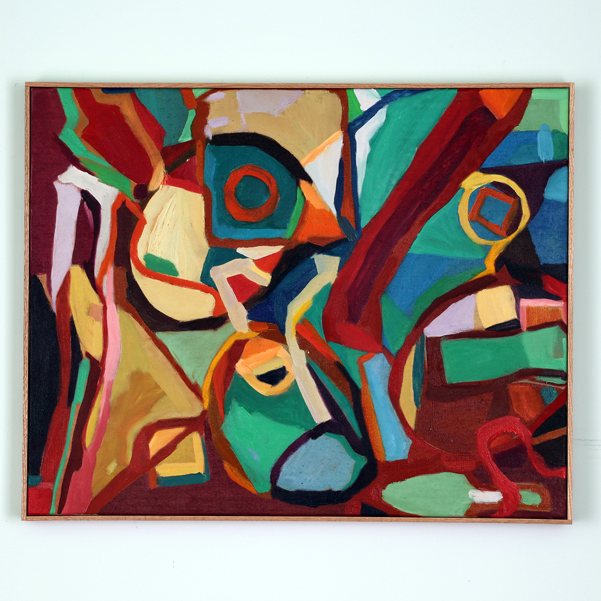 Jag har Ledigt. Olja på duk av Anja Richardt Krabbe 2025