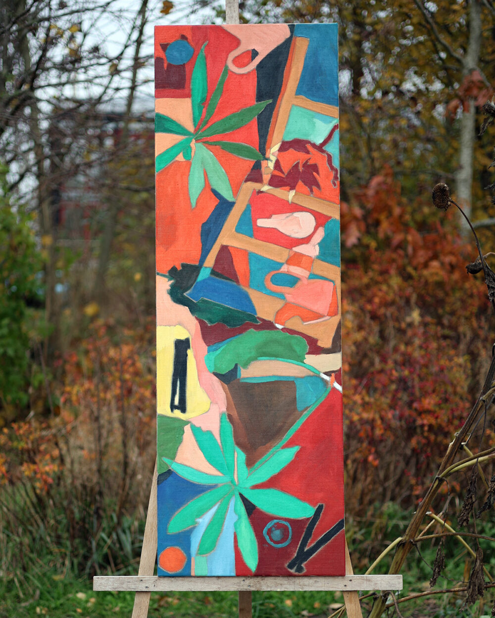 Kärlekens ebb och flod, tavla av Anja Richardt Krabbe