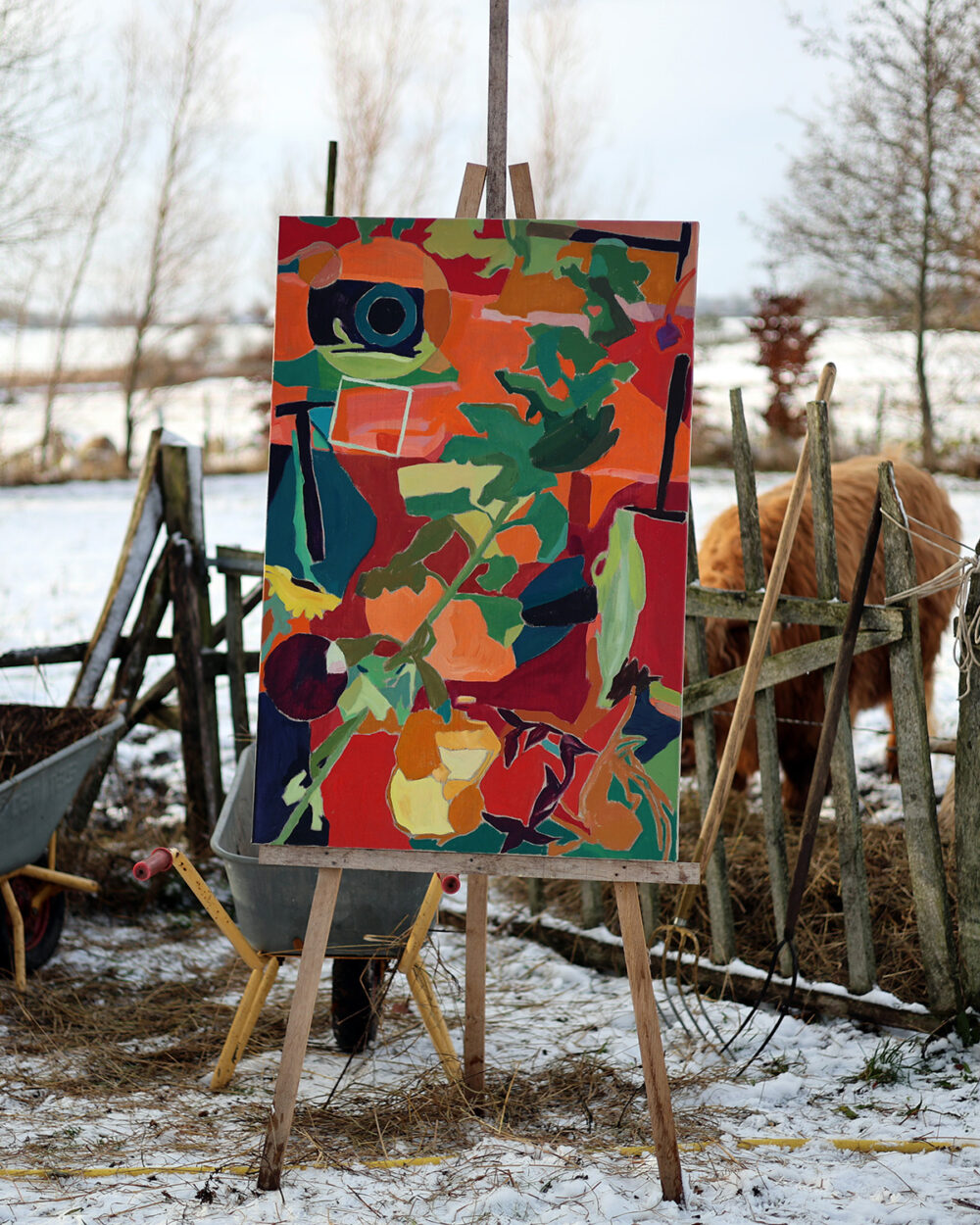 Tittar cyklopen tillbaka på mig? tavla av Anja Richardt Krabbe