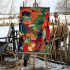 Tittar cyklopen tillbaka på mig? tavla av Anja Richardt Krabbe