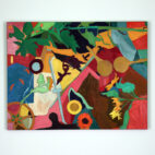 Om inte träden växer till himmelen, är det då blommorna. Tavla av Anja Richardt Krabbe