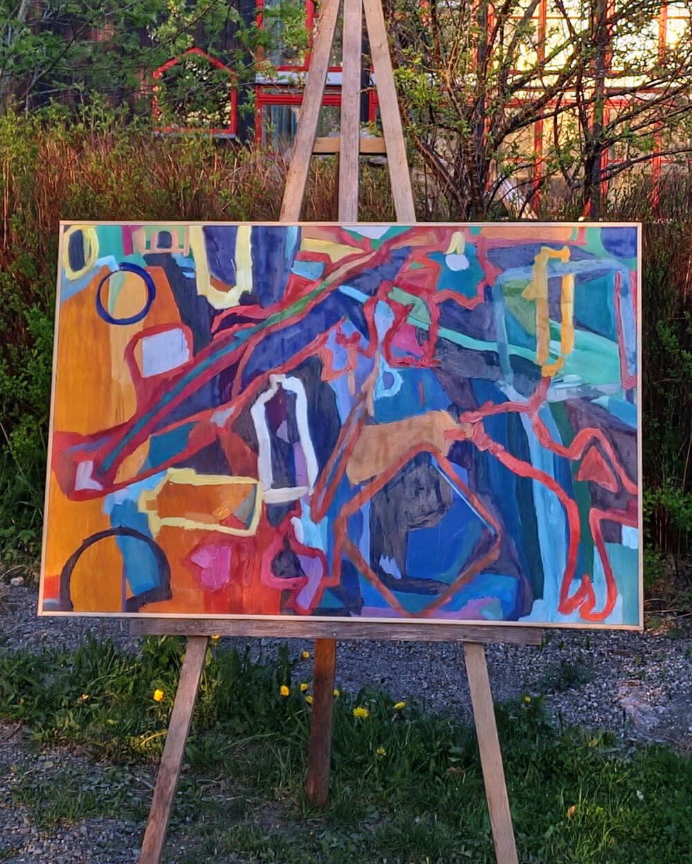 Ett kast till, fånga! Tavla, Anja Richardt Krabbe