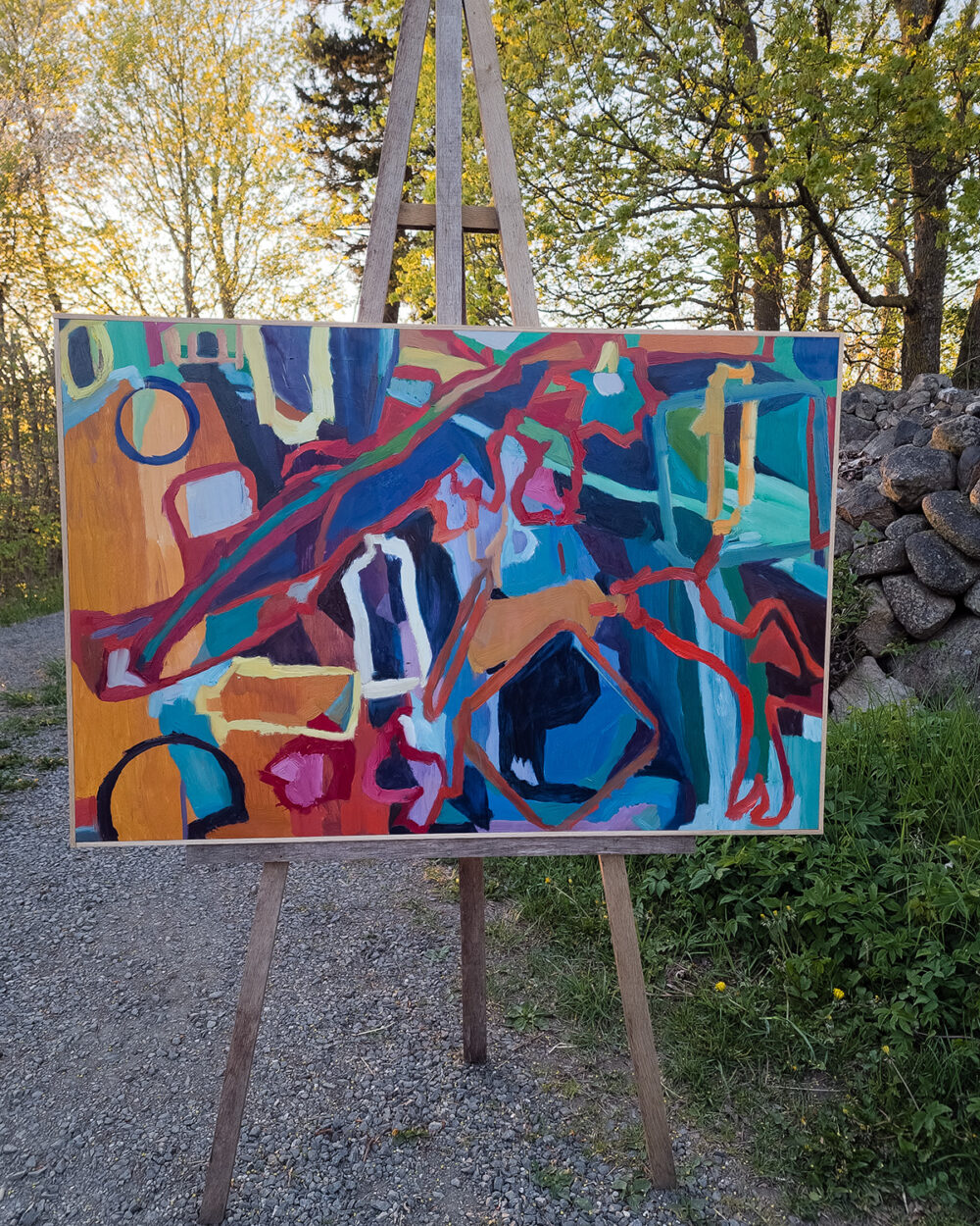 Ett kast till, fånga! Tavla, Anja Richardt Krabbe