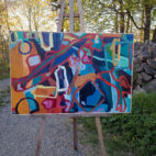 Ett kast till, fånga! Tavla, Anja Richardt Krabbe