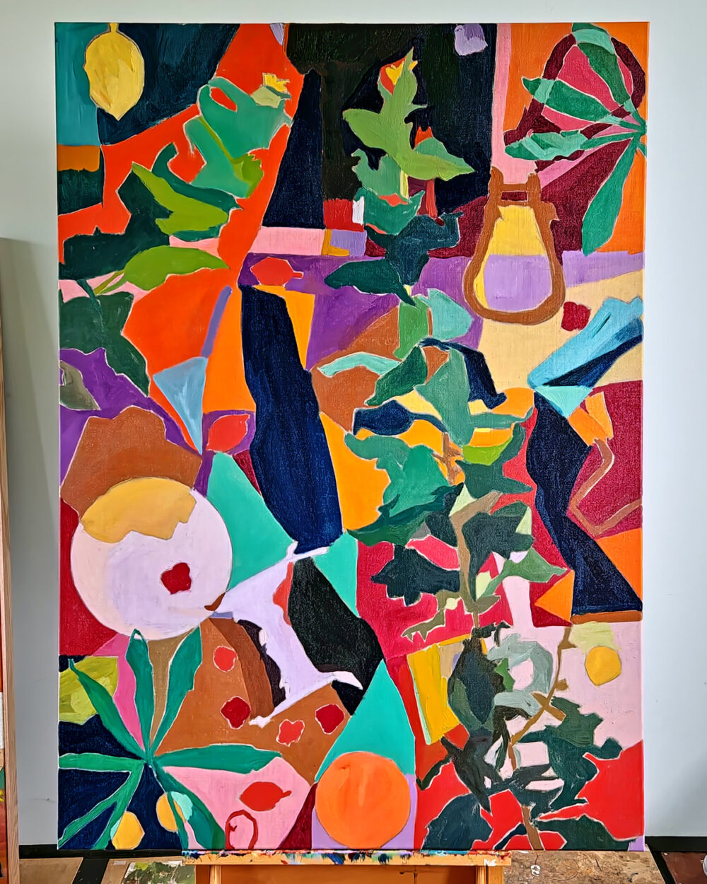 "Att gå på en höststig i skymningen" Tavla av Anja Richardt Krabbe