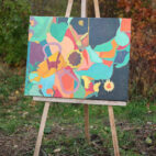 När Mörkret Knacker på, Skicka in Blommorna. Tavla, Anja Richardt Krabbe