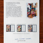 Âkthetsintyg Nobelskiss 2022 fine art print no 14